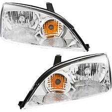 Headlight Set For 2005 2006 2007 Ford Focus Left and Right With Bulb 2Pc picture