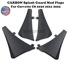 For Corvette 20-22 C8 XL Extended CARBON FLASH Front Rear Splash Guard Mud Flaps picture