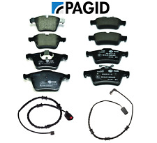 Front Brake Pad Rear Brake Pad Set OEM Pagid + Sensor for Jaguar XF XJ AWD 10-17 picture