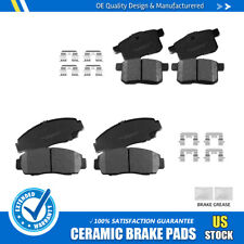Front and Rear Ceramic Brake Pads For 2008-2012 Honda Accord 2009-2014 Acura Tsx picture