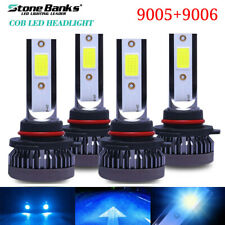 4x Combo 9005 9006 LED Headlight Bulbs Kit High&Low Beam Factory 8000K Ice Blue picture