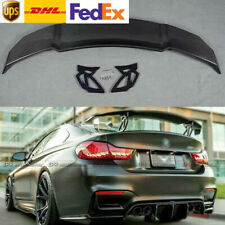 For BMW 14-17 F80 M3 F82 M4 V Style Real Carbon Fiber Rear Trunk GT Spoiler wing picture