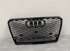 🌟🌟 2013 2014 2015 2016 2017 AUDI A5 S5 QUATTRO GLOSSY BLACK FRONT GRILLE picture