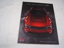 2010 FORD SALEEN MUSTANG    ORIGINAL BROCHURE    FREE POSTAGE  picture