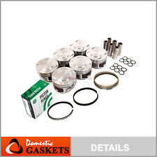 Pistons and Rings fit 96-08 Ford Jaguar Lincoln Mazda Mercury 3.0 DURATEC picture