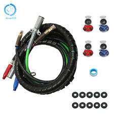 For Semi Truck Tractor Trailer 15FT 3-in-1 Wrap Set Air Line Hose Assemblies picture