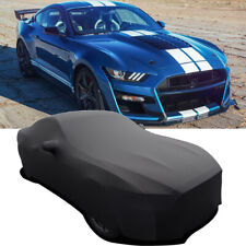 For Ford Mustang Shelby GT500 Super Stretch Indoor Car Cover Tailored Black picture
