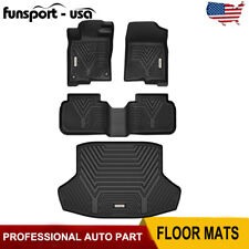 3D All Weather Floor Mats for 2022-2024 Honda Civic Sedan Non Hatchback Liners picture