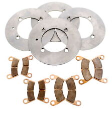 Front and Rear MudRat Rotors and MudRat Brake Pads 2017 Polaris General 1000 EPS picture