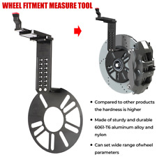 Universal Wheel Fitment Offset Tool - Aluminum Offset Measurement Gauge Hub Tool picture