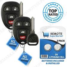 2 Replacement for 2006-2013 Chevy Impala 06-07 Monte Carlo Remote Key Fob 4b Set picture