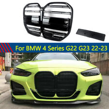 For BMW 4 Series G22 G23 22-2023 Front Grille Grill Replacement ABS Glossy Black picture
