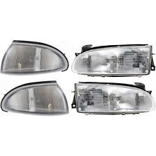 Headlight Kit For 1993-1997 Geo Prizm GM2503134 GM2502134 GM2520127 GM2521127 picture