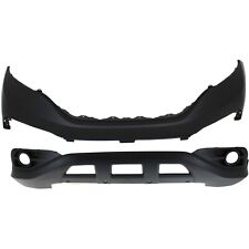 CAPA Front Lower and Upper Bumper Cover For 2012-2014 Honda CR-V EX EX-L Touring picture