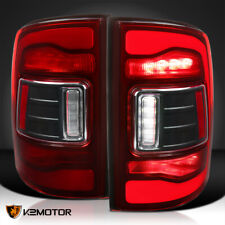 Red Fits 2009-2018 Dodge Ram 1500 2500 3500 LED Tail Lights Brake Lamps L+R picture