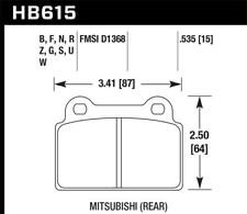 Hawk Rear Disc Pads and Brake Shoes for 2013-2014 Mitsubishi Lancer picture