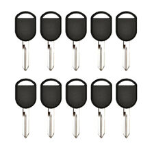 Uncut Transponder Key Replacement for Ford 4D63 80 Bits Chip H92-PT (10 Pack) picture
