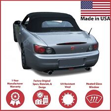 2002-09 Honda S2000 Convertible Soft Top w/DOT Approved Heated Glass, BURGUNDY picture