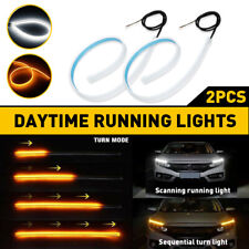 2x60CM LED DRL Light Car Headlight Strip Light Turn Signal Daytime Running Light picture