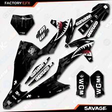 Black Savage Racing Graphics Kit fits KTM 19-22 SX SXF XC XCF 125 150 250 450 picture