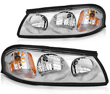 Pair Fit For Chevy Impala 2000-2005 Headlight Assembly Left Right Head Lamp picture