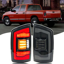 LED Tail Lights for Dodge Ram 3rd Gen 2002-2005 Sequential Signal Rear Lamps picture