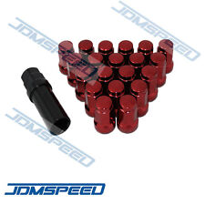 Red JDMSPEED Heptagon STEEL JDM LUG NUTS Tuner 12x1.5 For HONDA Acura EG EK DC2 picture