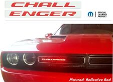 CHALLENGER Grille Badge Overlay Decal for 2015 - 2020 Dodge Challenger picture