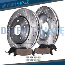 Front 316mm DRILLED Brake Rotors & Ceramic Pads for 2008 - 2014 Cadillac CTS picture