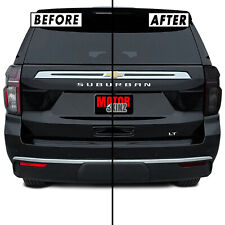 FOR 21-23 Chevy Suburban Tail Light Combo SMOKE Precut Vinyl Tint Overlays picture