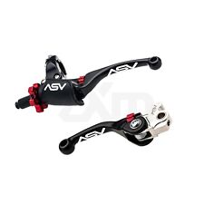 ASV Inventions F4 Series Offroad Brake & Clutch Lever PRO PACK Black BCF41306PX picture