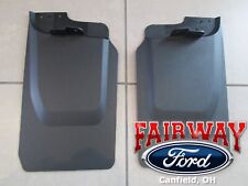 17 thru 24 Super Duty F-450 OEM Ford Molded Splash Guards FRONT -Pickup Bed ONLY picture