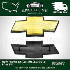 New Front Grille Emblem Gold Bow Tie Chevrolet Avalanche Tahoe Suburban Chevy US picture