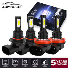 4X 9005 H11 For Toyota Sequoia 2008-2018 Kit LED Headlight High Low Bulbs 10000K picture