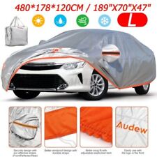 AUDEW Full Car Cover 210D Upgrade Waterproof Rain Dust UV Snow Ice Resistant  picture
