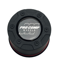 Pro Comp Flat Black Push Thru Wheel Center Cap 8327042 Resin Logo picture