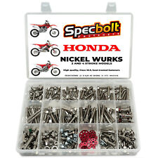 Honda CRF Nickel Wurks Bolt Kit CRF150R CRF250R CRF450R Exceeds Titaniums Bling picture