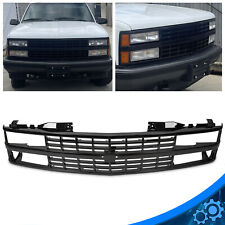 Glossy Black Painted Front Grille For 1988-93 Chevrolet C1500 K1500 89 90 91 92 picture