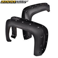 Fit For 07-13 Silverado 1500 2500hd Pocket Rivet Bolt-on Style Fender Flares 4PC picture