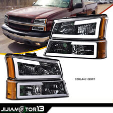 FIT FOR 2003-07 SILVERADO AVALANCHE LED DRL HEADLIGHT BUMPER LAMPS Clear picture