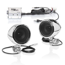 BOSS Audio Systems MC420B 3 Inch Motorcycle Speakers and Amplifier Sound System picture