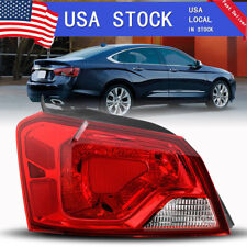 Driver Left For 2014-2020 Chevy Impala Sedan 4Door Chrome Red Tail Light Outer picture