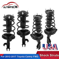 Set 4 Front+Rear Complete Struts Shocks Absorbers For 2012-2017 Toyota Camry FWD picture