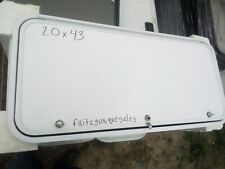 43x20 White RV Cargo/Baggage doors E-Z install  USA picture
