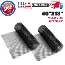 2X Aluminum Mesh Grill Net Cover For Car Front Bumper Fender Hood Vent 40 x13in picture