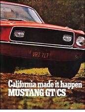 1968 Mustang GT/CS California Special Sales Brochure picture
