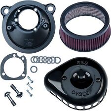S&S 170-0440C Black Mini Teardrop Stealth Air Cleaner Kit for 07-20 Sportster picture