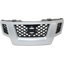 Grille Assembly For 2009-2013 Nissan Xterra Silver Shell With Emblem Provision picture