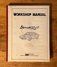 Ferrari 308 GT4 Dino | Workshop Manual | Nice Reprint | Complete, Bound picture
