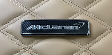 McLaren MSO 650S 570S 570GT 600LT 720S Front Hood Emblem Badge Carbon Fiber picture